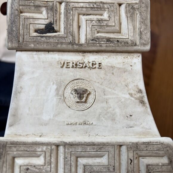 Versace Black Medusa Plaque High Top Sneakers Men's Size 11.5/45 EU - Picture 7 of 8